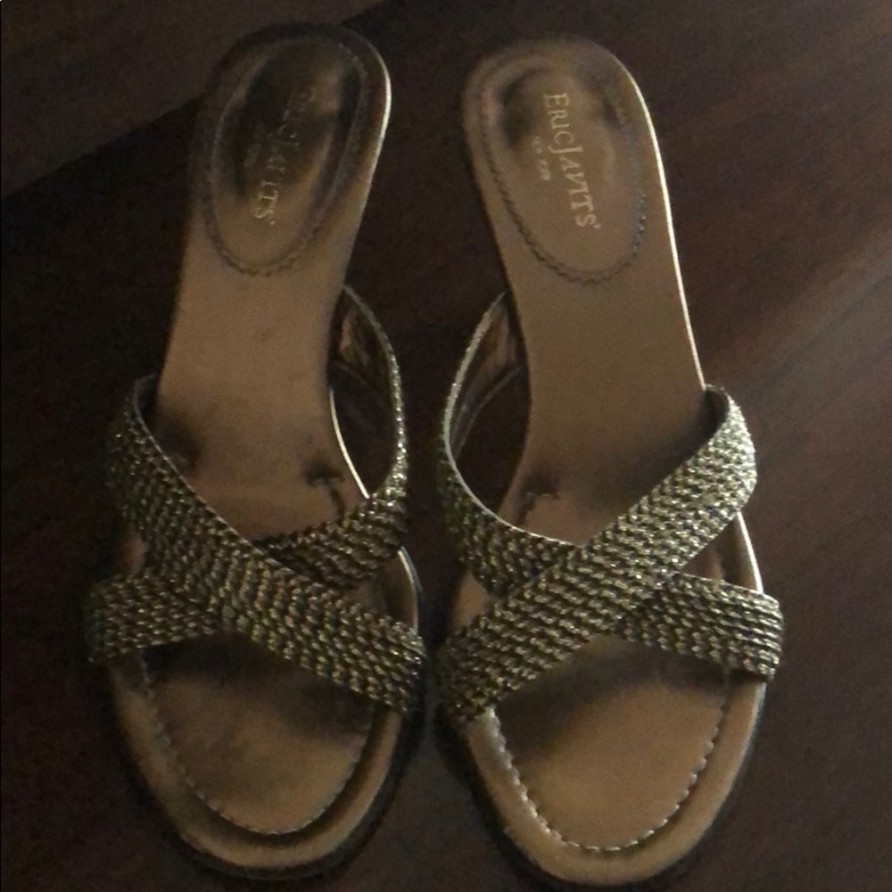 Eric Javits woven metallic sandal